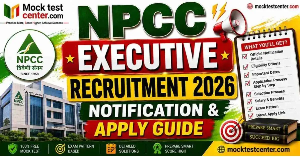 NPCC Executive Recruitment 2026: Notification & Apply Guide