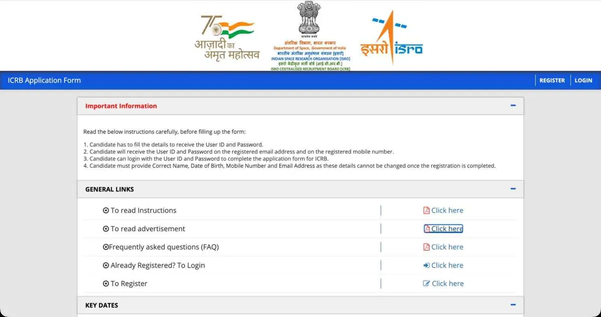 ISRO Recruitment 2026 ISRO Vacancy 2026